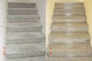 Terrazzo Stufen aufarbeiten in Berlin